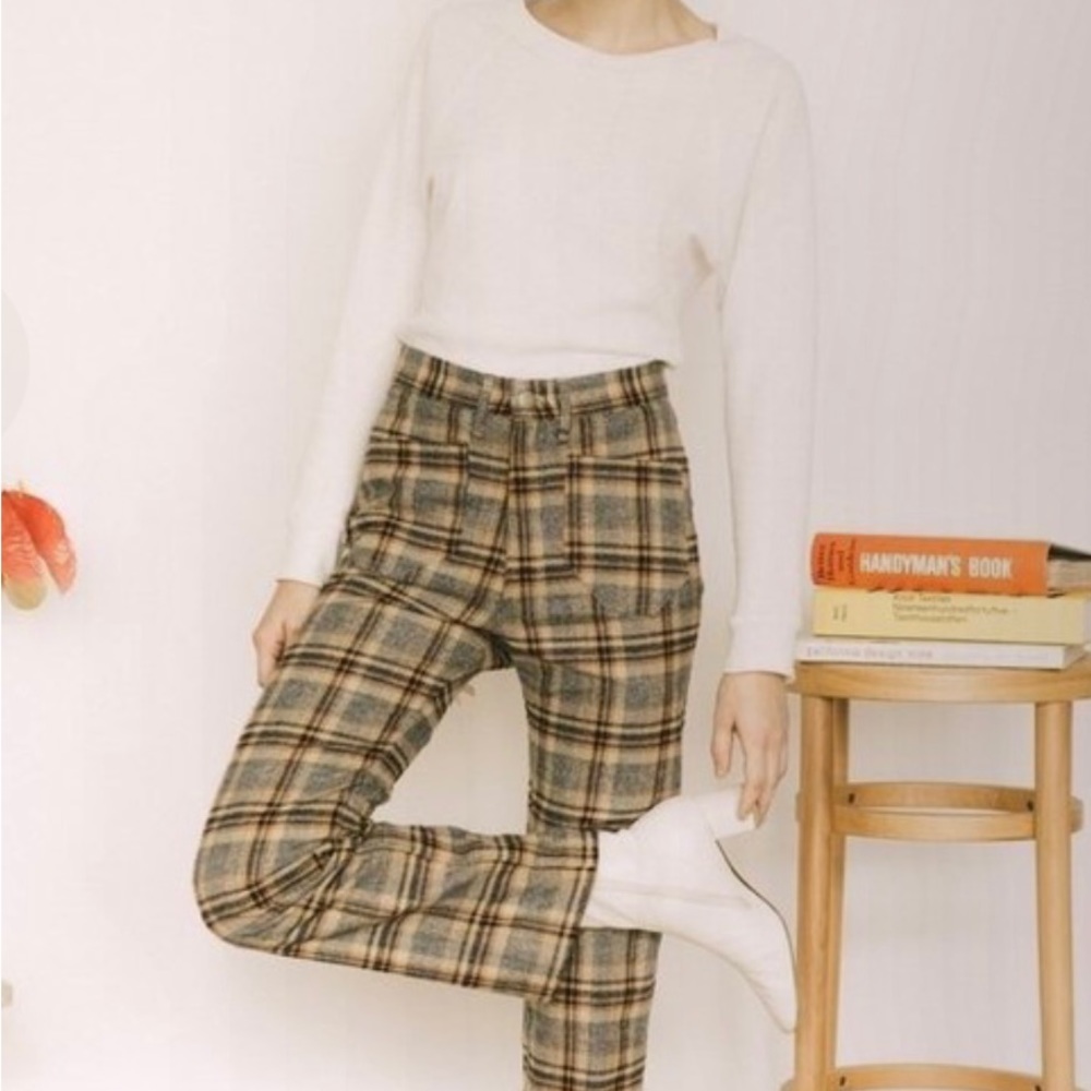 Lykke Wullf Plaid Ranch Pant
